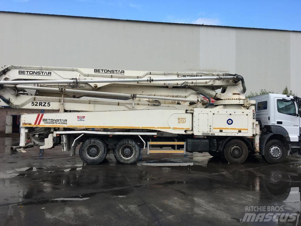 Betonstar 52M-5RZ Nákladné autá s čerpadlami betónu