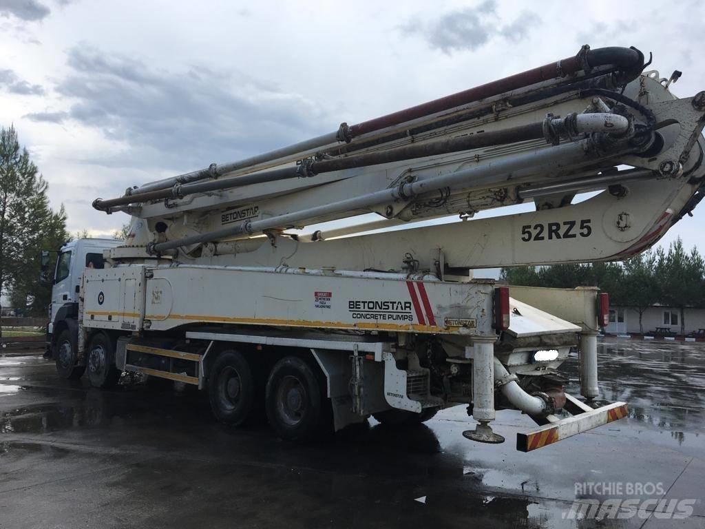 Betonstar 52M-5RZ Nákladné autá s čerpadlami betónu