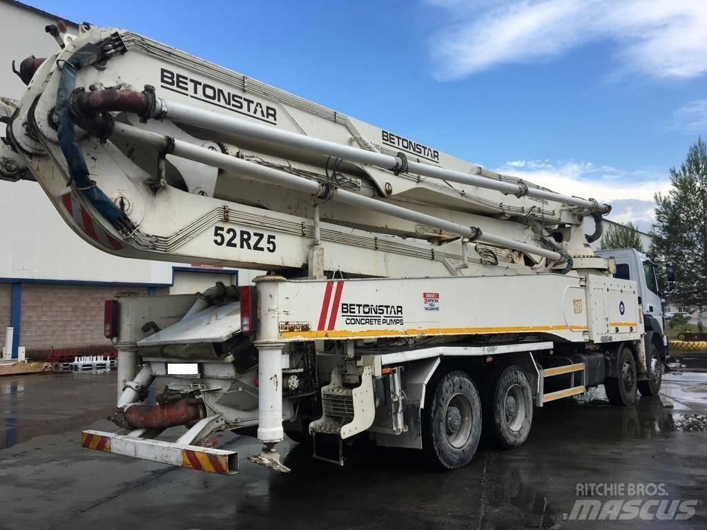 Betonstar 52M-5RZ Nákladné autá s čerpadlami betónu