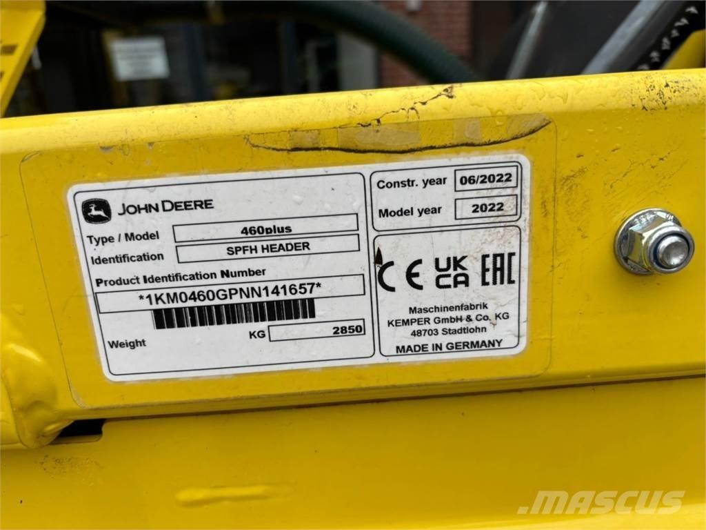Kemper 460 Plus Ďalšie poľnohospodárske stroje