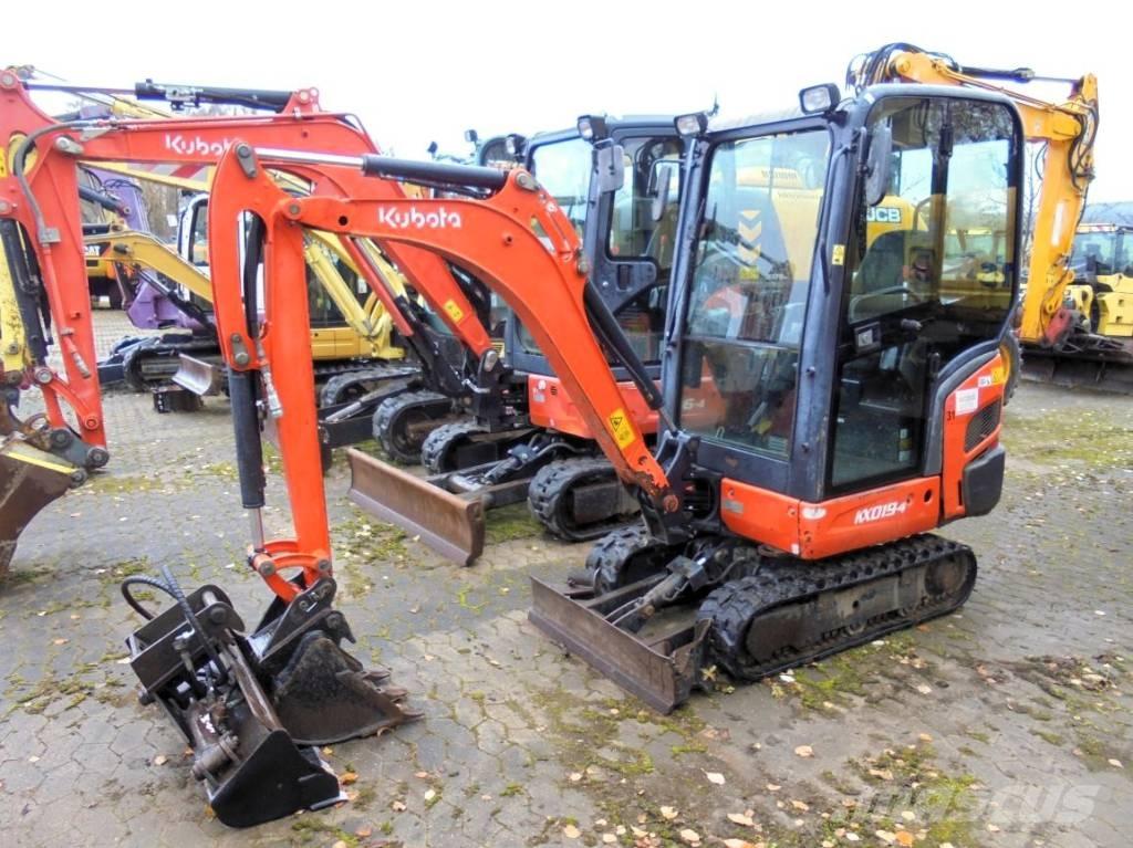 Kubota KX 019-4 Mini rýpadlá < 7t