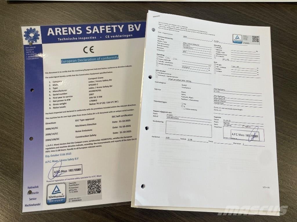 Jekko SPD 265 C  SOLD Minižeriavy