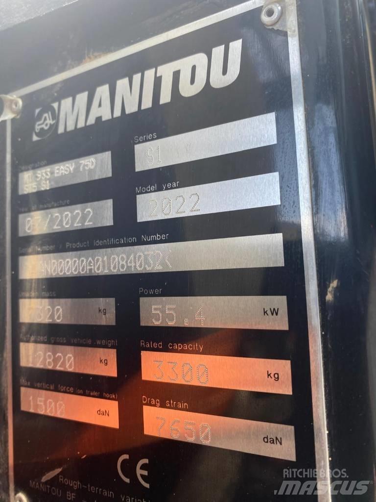 Manitou MT 933 Easy Teleskopické manipulátory