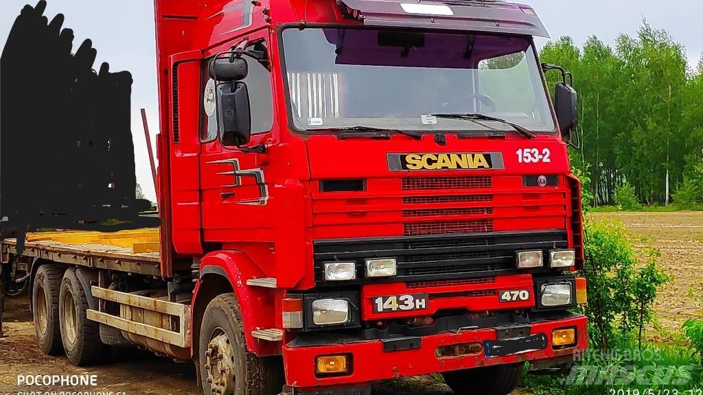 Scania 143 H 470 Nákladné vozidlá na prepravu dreva