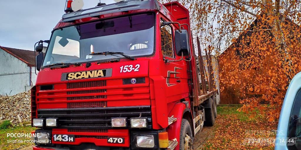 Scania 143 H 470 Nákladné vozidlá na prepravu dreva