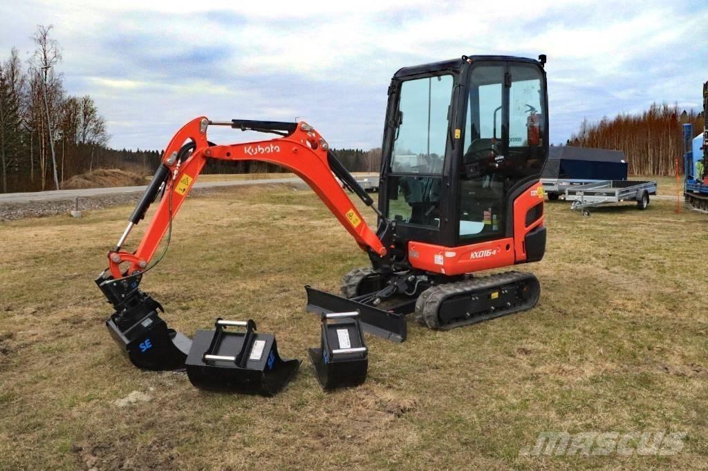 Kubota KX016-4 Mini rýpadlá < 7t