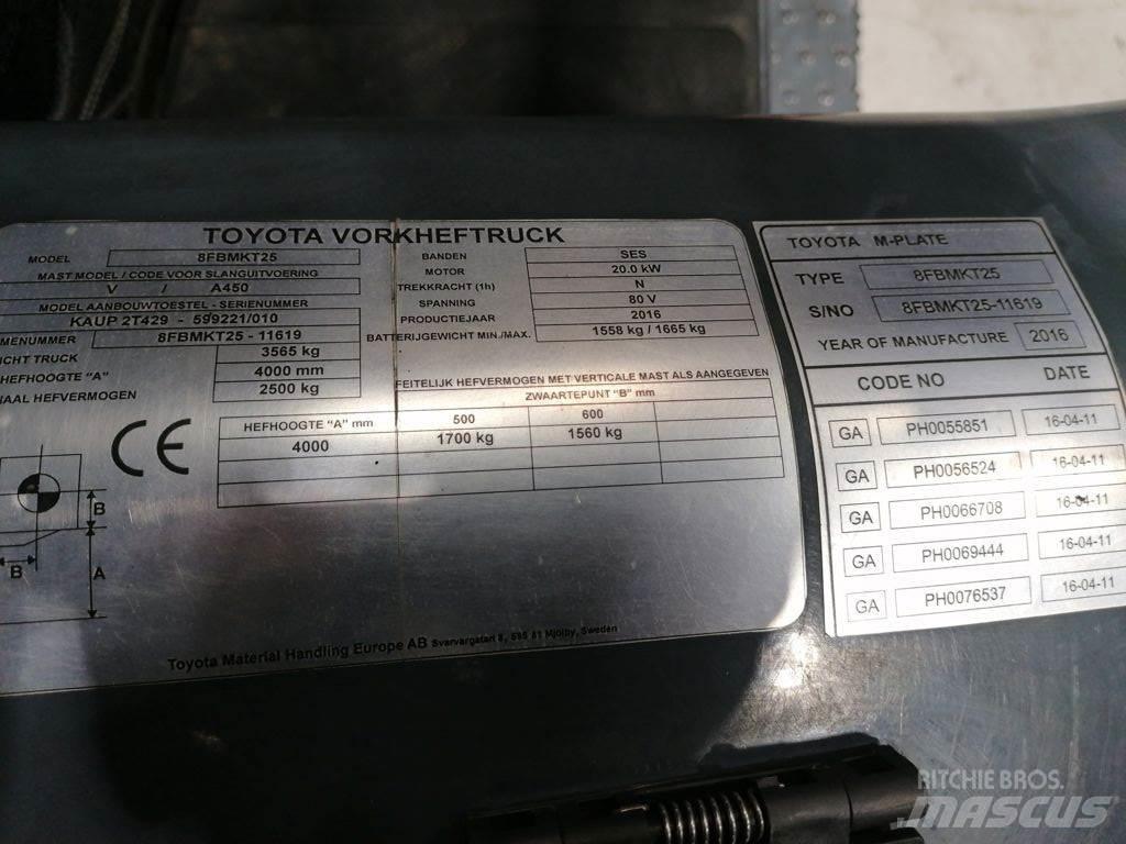 Toyota 8FBMKT25 Akumulátorové vozíky