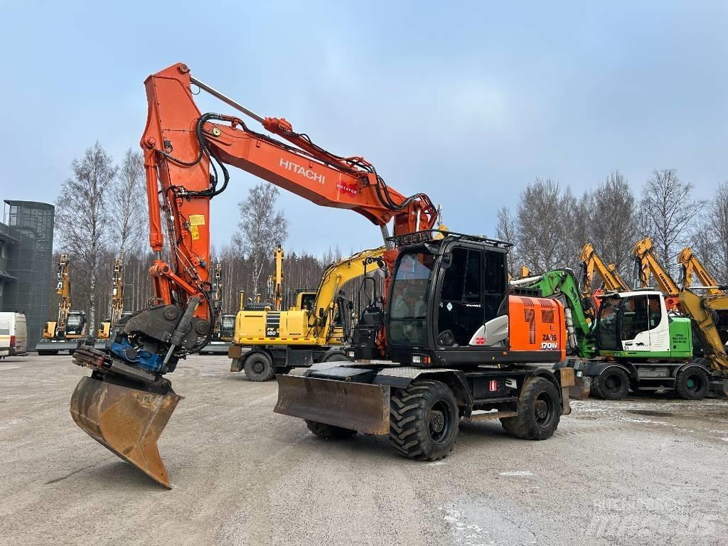 Hitachi ZX 170 W-6 Kolesové rýpadlá