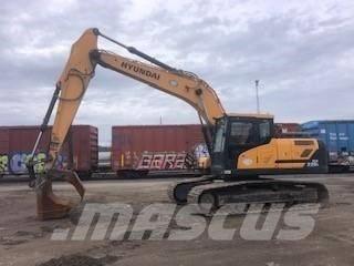 Hyundai HX 220 L Pásové rýpadlá