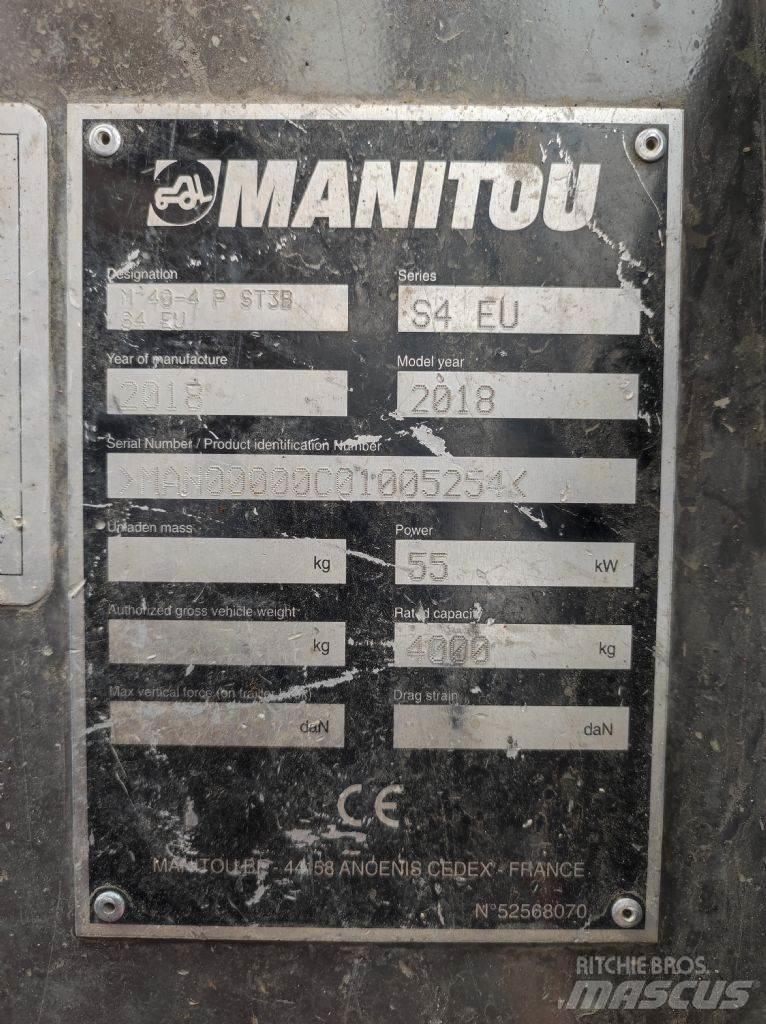 Manitou M 40.4 Terénne vysokozdvižné vozíky