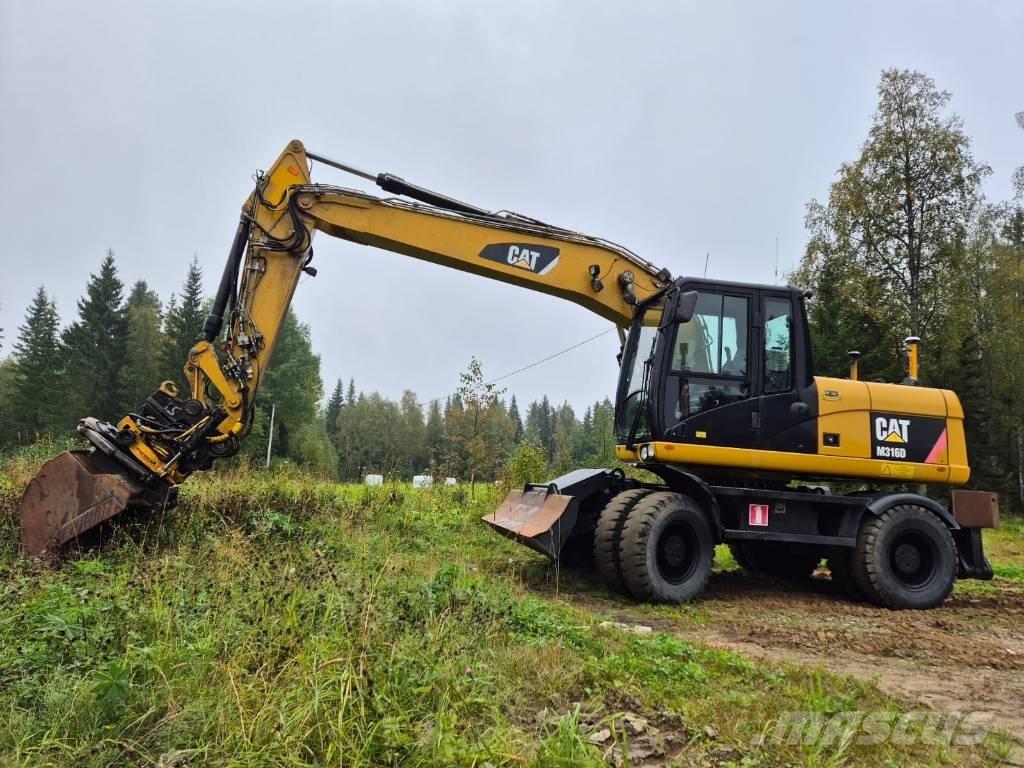 CAT M 316 D Kolesové rýpadlá