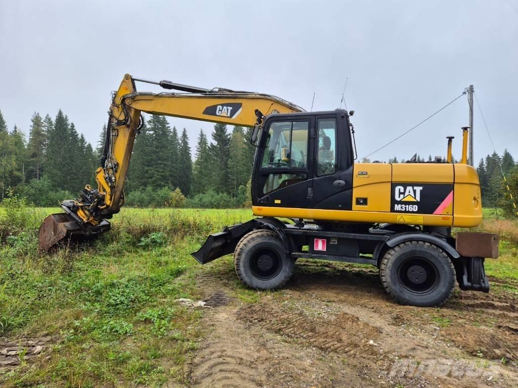 CAT M 316 D Kolesové rýpadlá