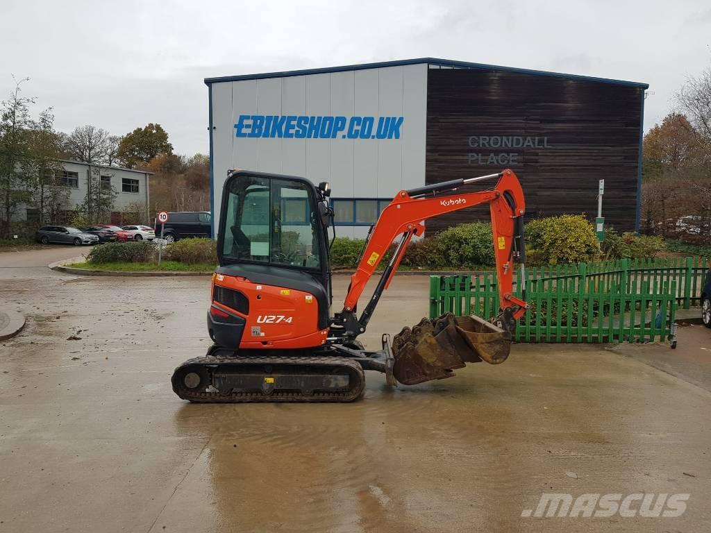 Kubota U27-4 Mini rýpadlá < 7t
