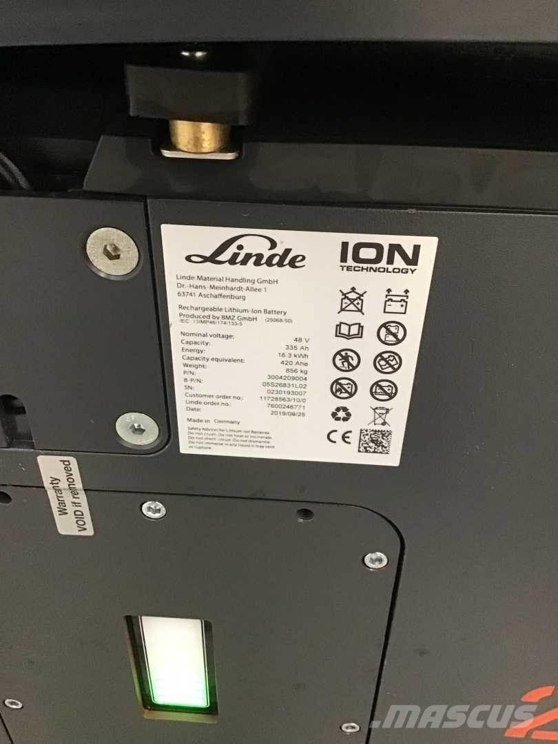 Linde E16 ION Akumulátorové vozíky