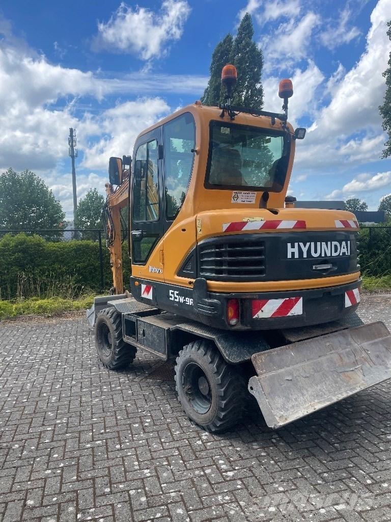 Hyundai 55w9a Kolesové rýpadlá