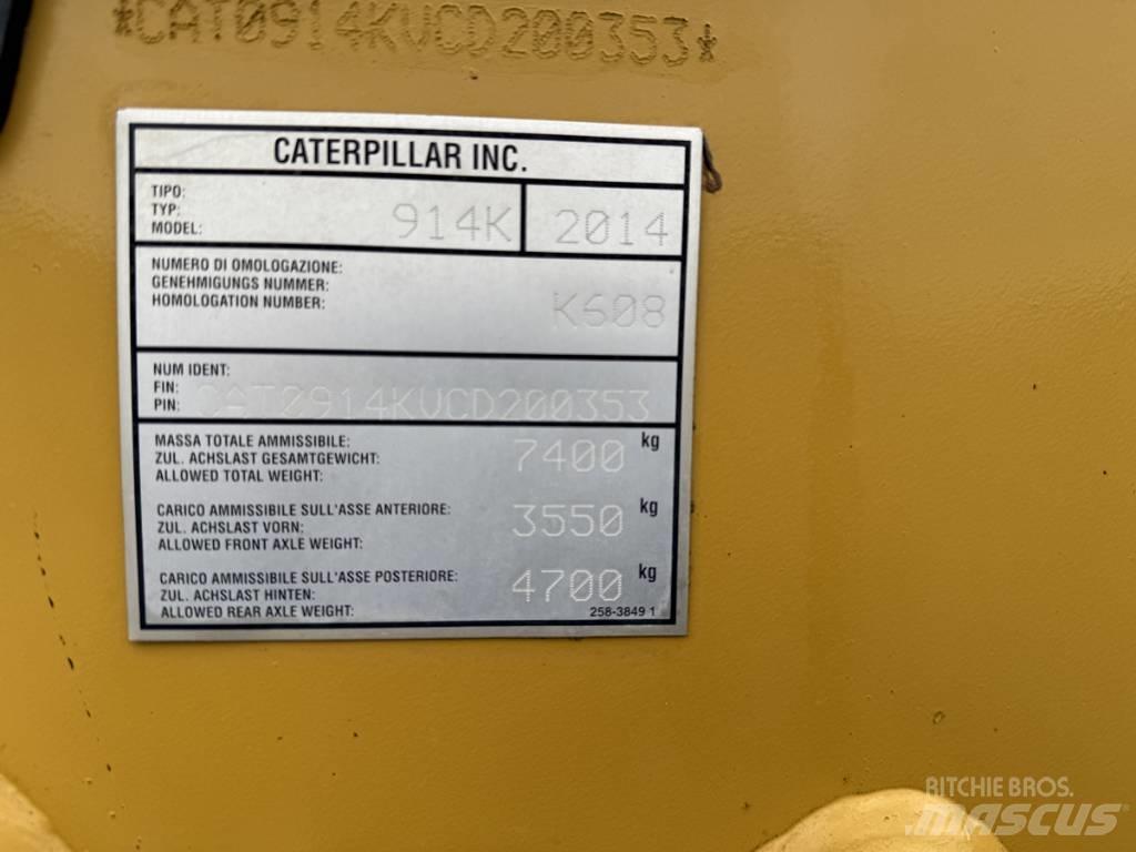 CAT 914K shovel Kolesové nakladače