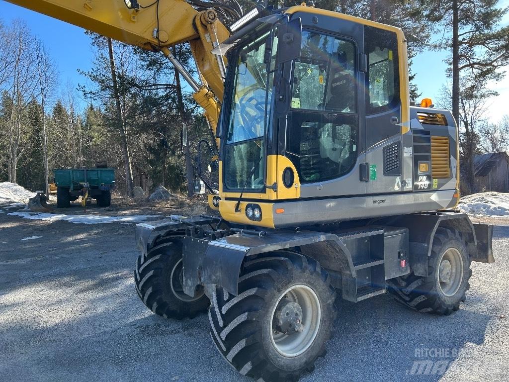 Komatsu PW148 -10 Kolesové rýpadlá