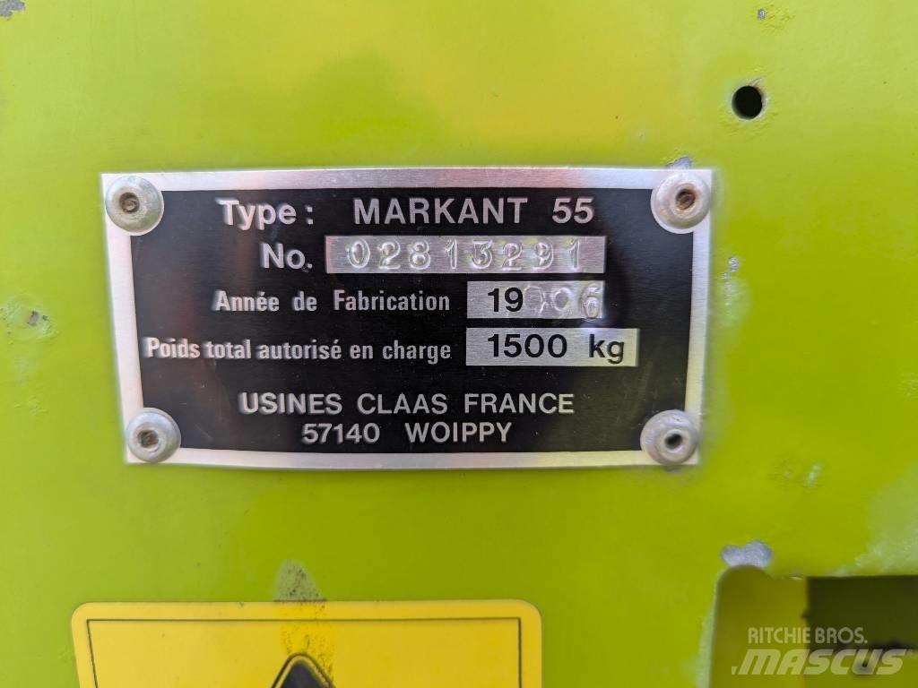 CLAAS Markant 55 Lisy na hranaté balíky