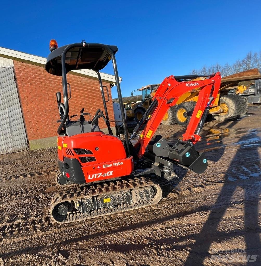 Kubota U 17-3 Mini rýpadlá < 7t