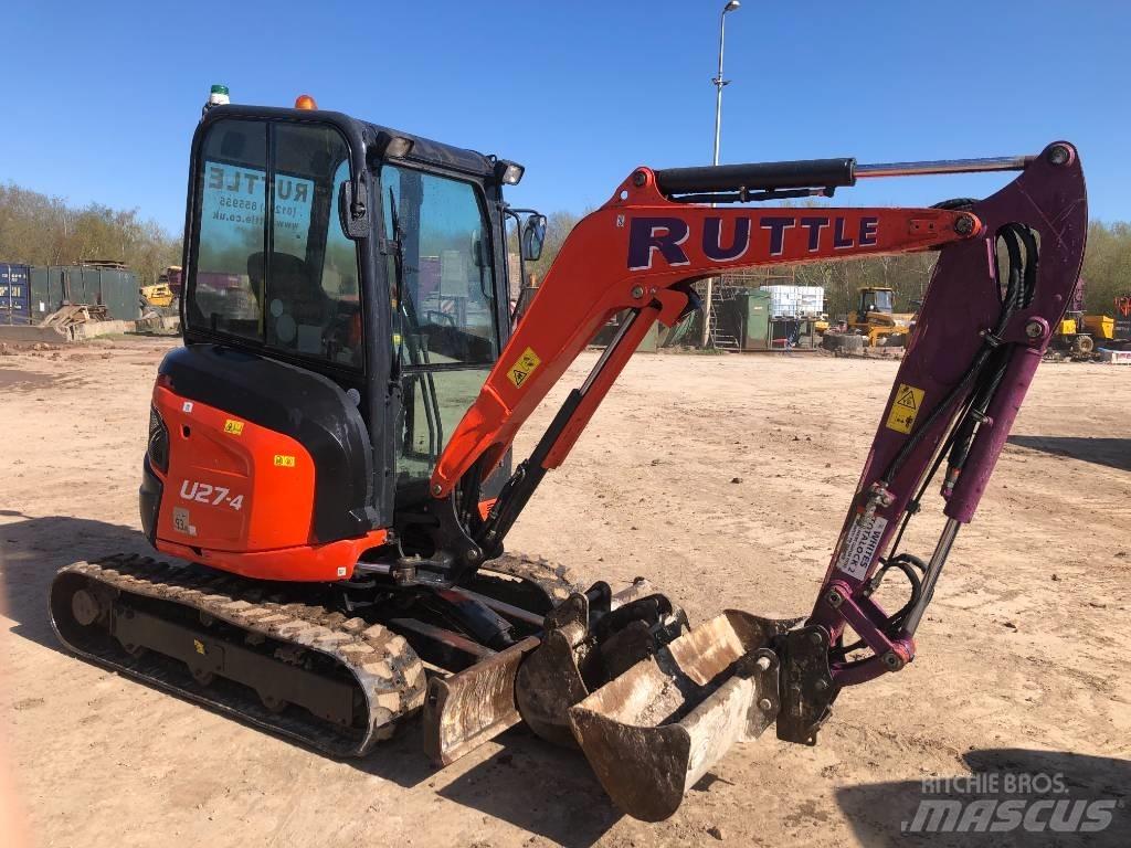 Kubota U 27-4 Mini rýpadlá < 7t