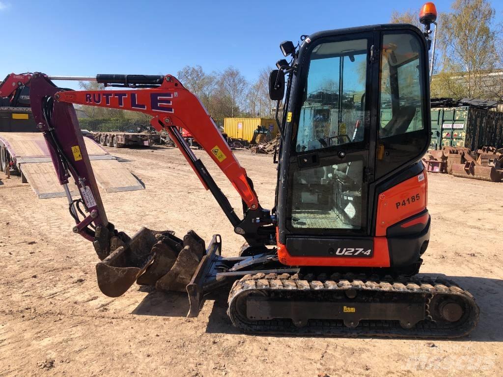 Kubota U 27-4 Mini rýpadlá < 7t