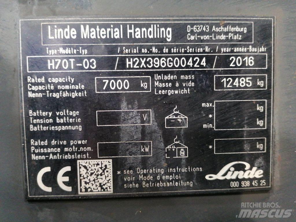 Linde H70T-01 LPG vozíky