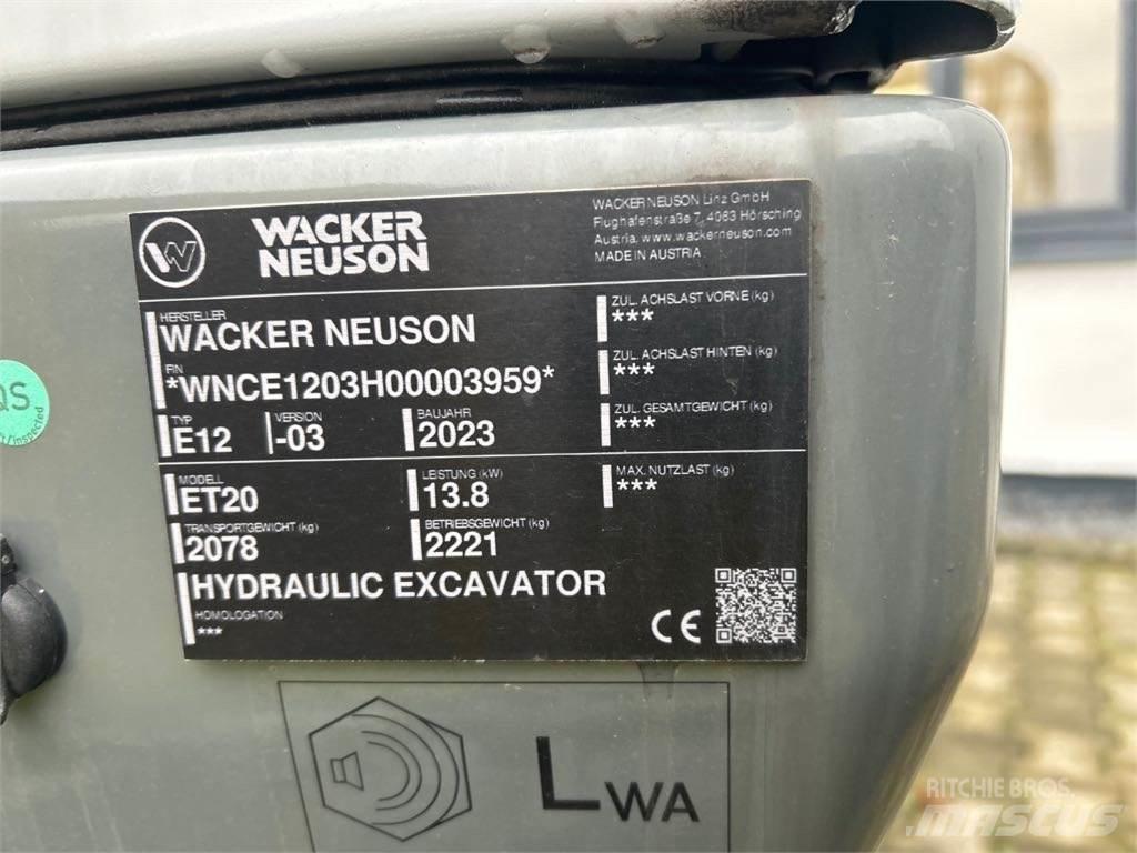 Wacker Neuson ET20 Pásové rýpadlá