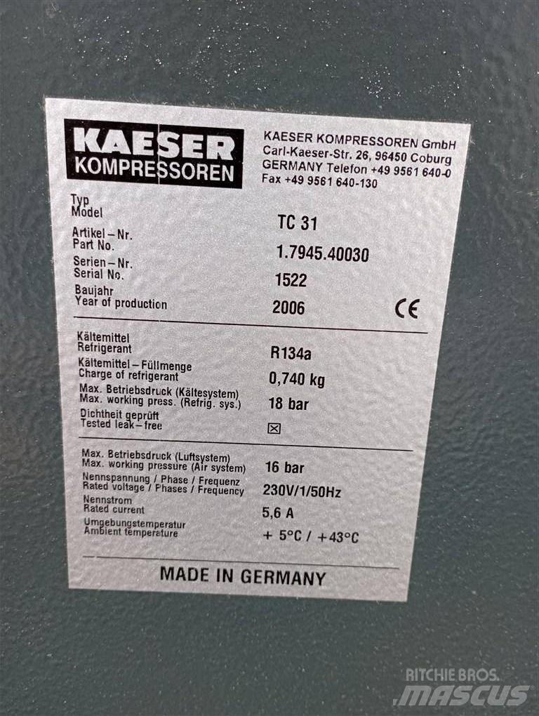Kaeser TC31 Kompresory