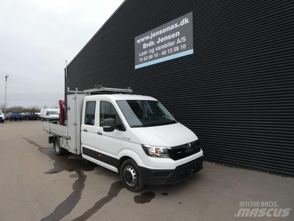 MAN TGE 5.180 Plošinové nákladné automobily/nákladné automobily so sklápacími bočnicami