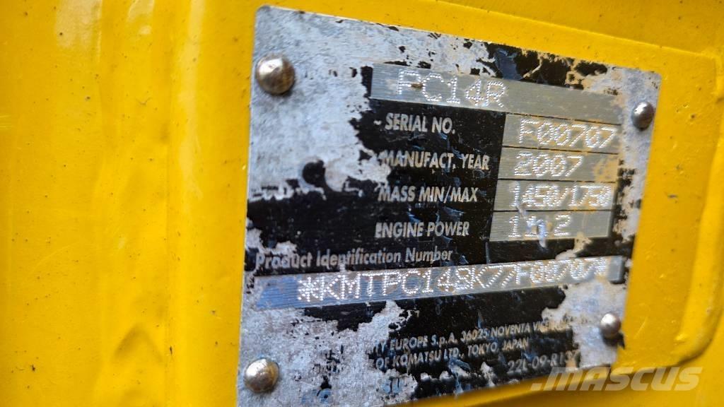 Komatsu PC 14 R Mini rýpadlá < 7t