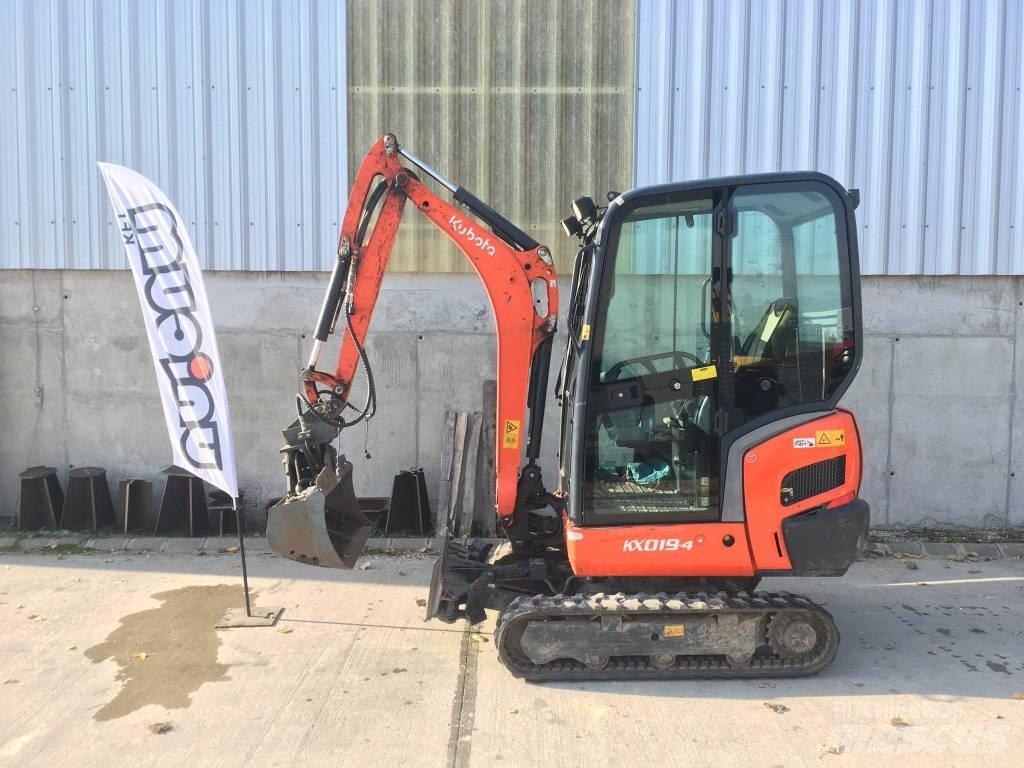 Kubota KX 019-4 Mini rýpadlá < 7t