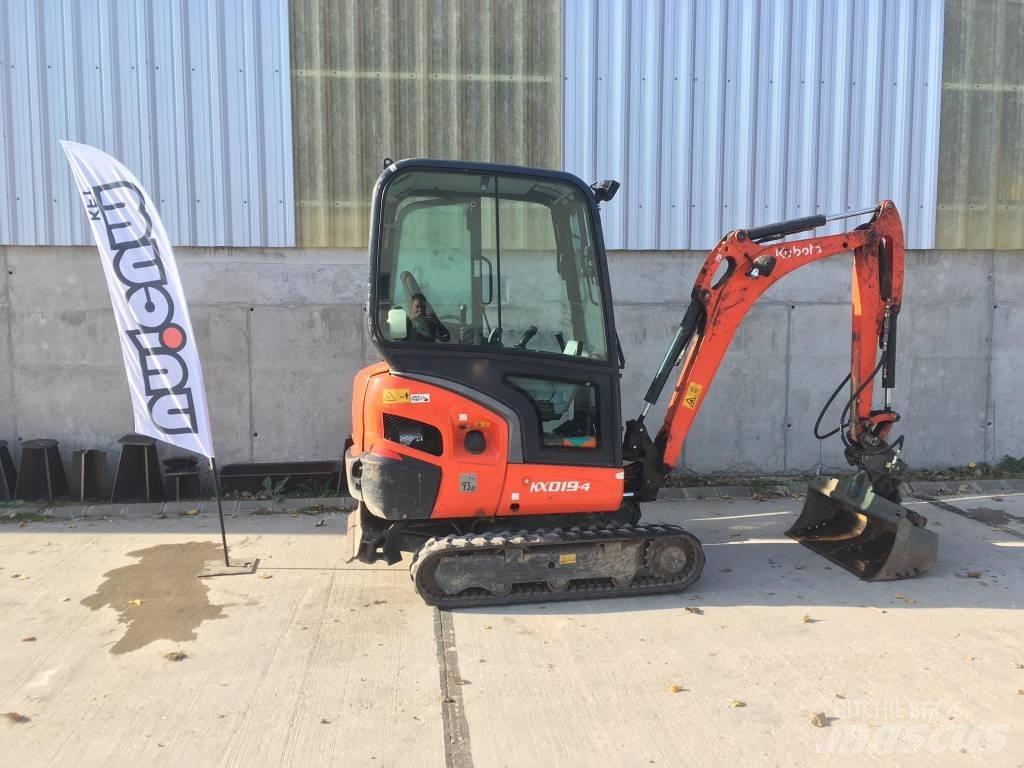 Kubota KX 019-4 Mini rýpadlá < 7t
