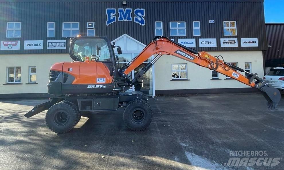 Doosan Dx57W-7 Kolesové rýpadlá