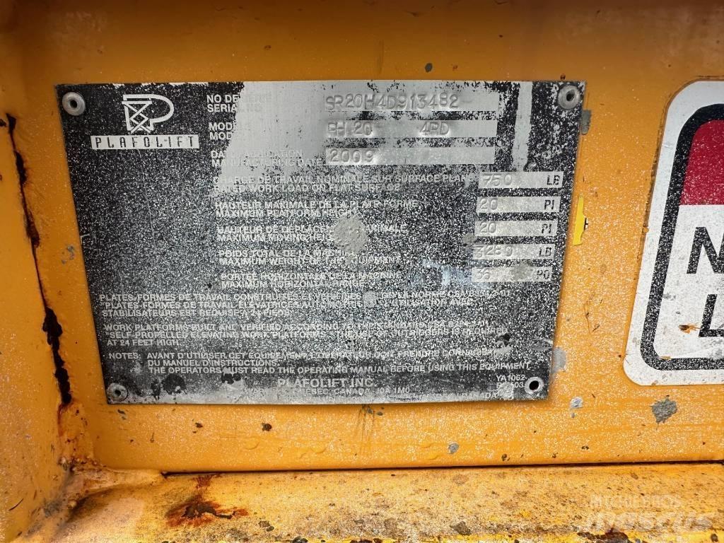 Plafolift PH20 Nožnicové zdvíhacie plošiny