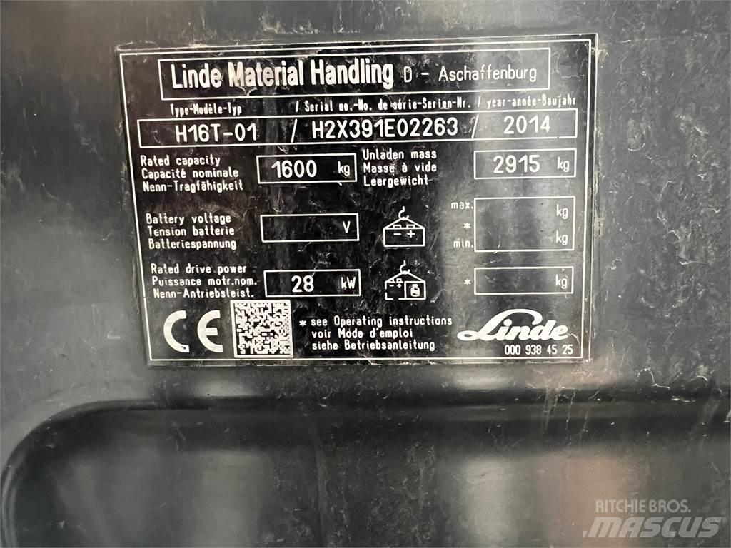 Linde H16T LPG vozíky