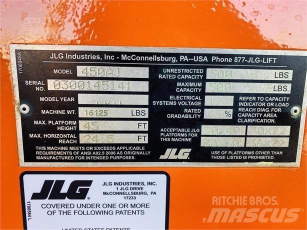 JLG 450 AJ II Kĺbové plošiny