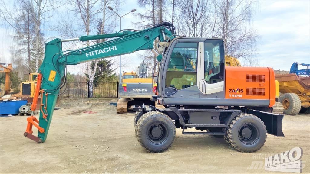 Hitachi ZX 140 W-3 Kolesové rýpadlá