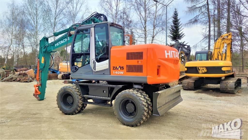 Hitachi ZX 140 W-3 Kolesové rýpadlá