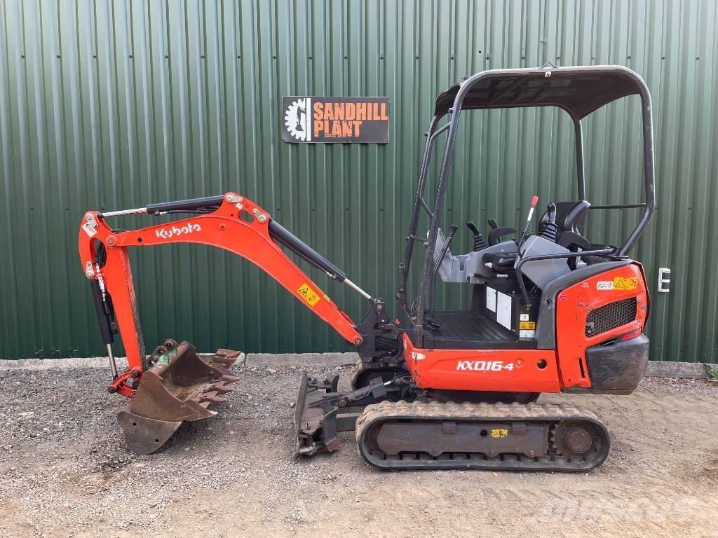 Kubota KX 016-4 Mini rýpadlá < 7t