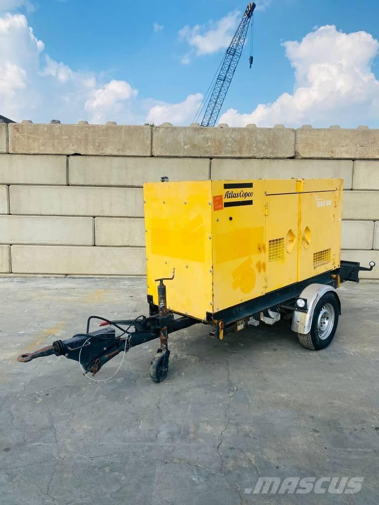 Atlas Copco QAS 60 Naftové generátory