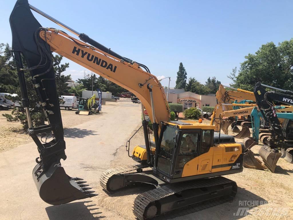 Hyundai HX260NL Pásové rýpadlá