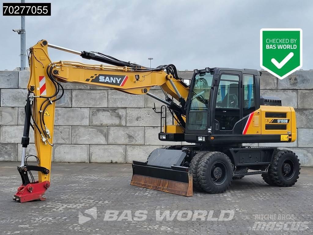 Sany SY155W Kolesové rýpadlá