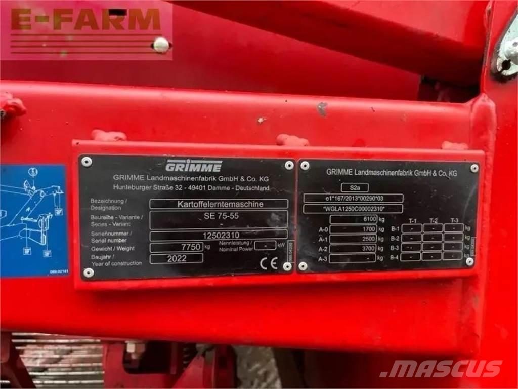 Grimme se 75-55 sb Zariadenie na pestovanie zemiakov - Iné