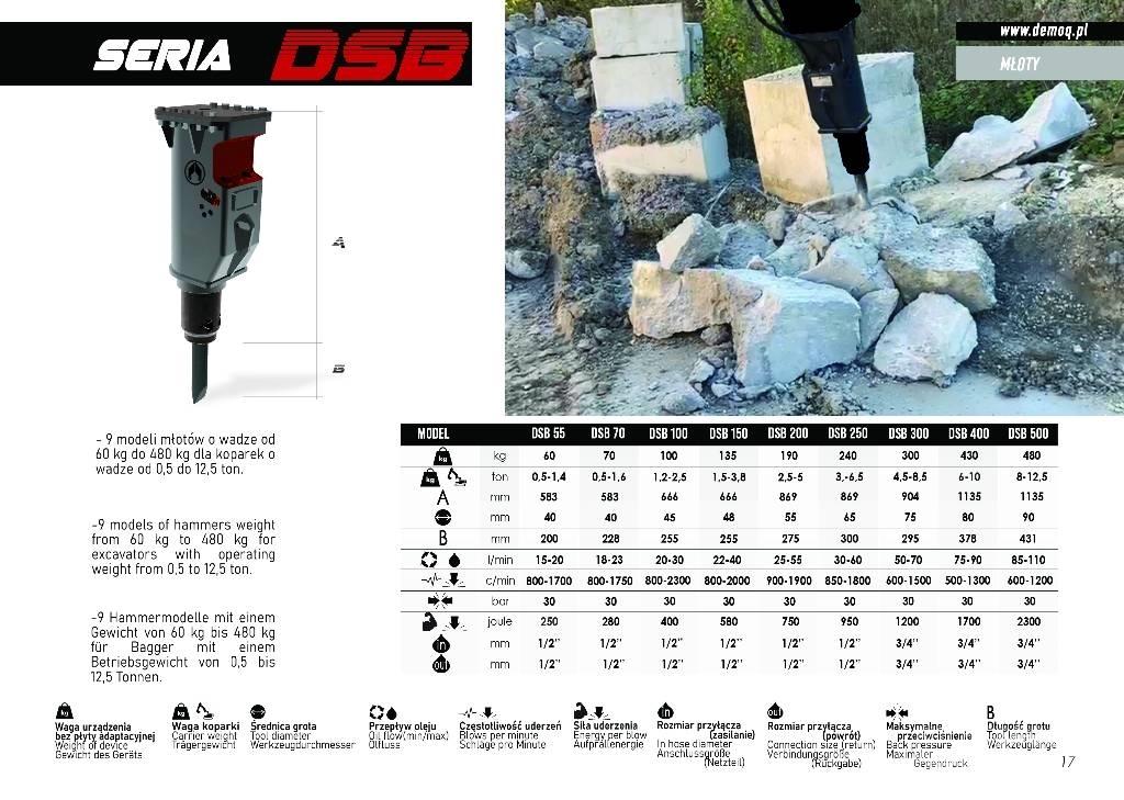  DEMOQ DSB300 Búracie kladivá / Zbíjačky