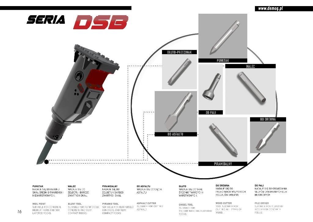  DEMOQ DSB300 Búracie kladivá / Zbíjačky