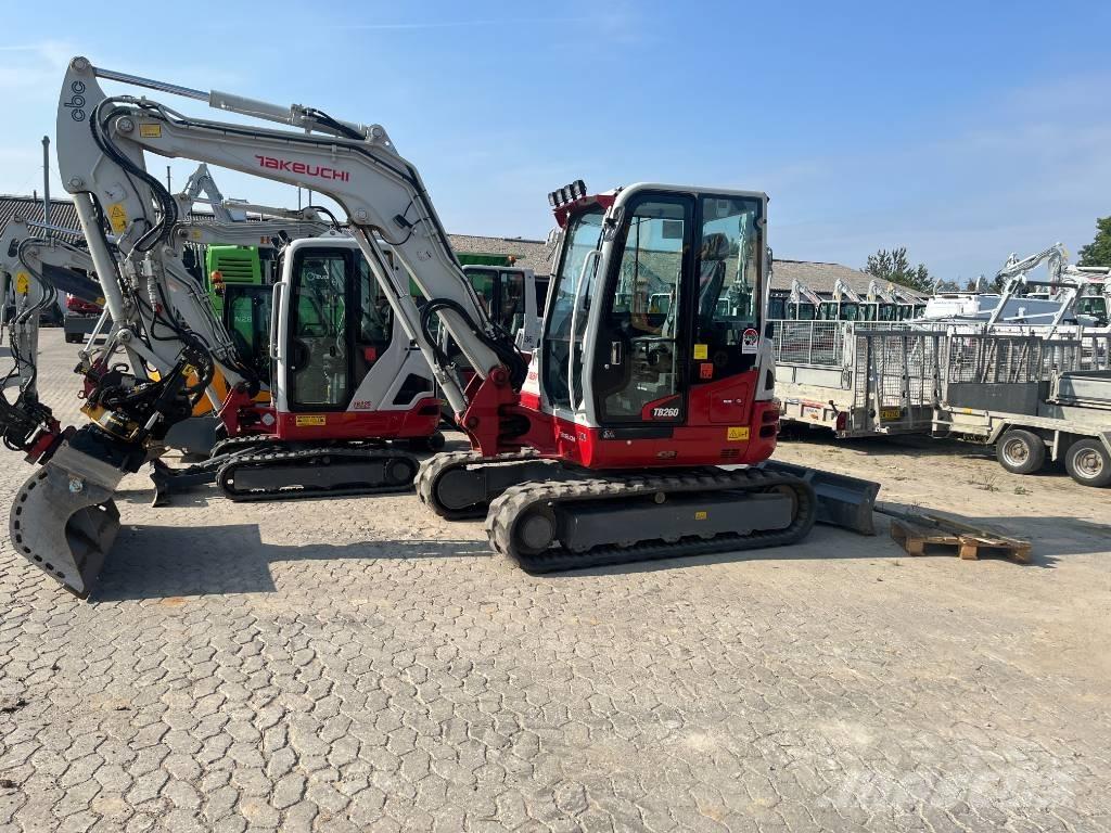 Takeuchi TB 260 Mini rýpadlá < 7t