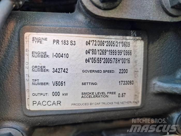 Paccar PR 183 S3 Doprava – ostatné