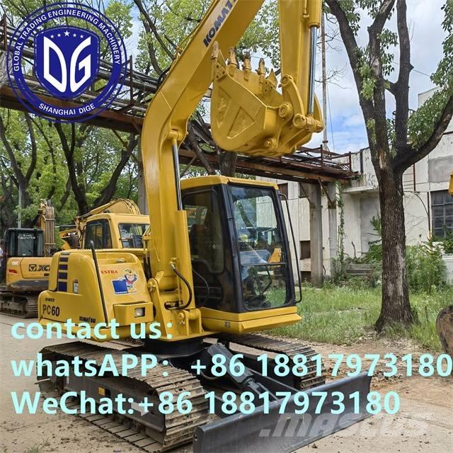 Komatsu PC 60-7C Pásové rýpadlá