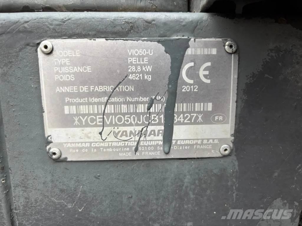 Yanmar VIO50-U Mini rýpadlá < 7t
