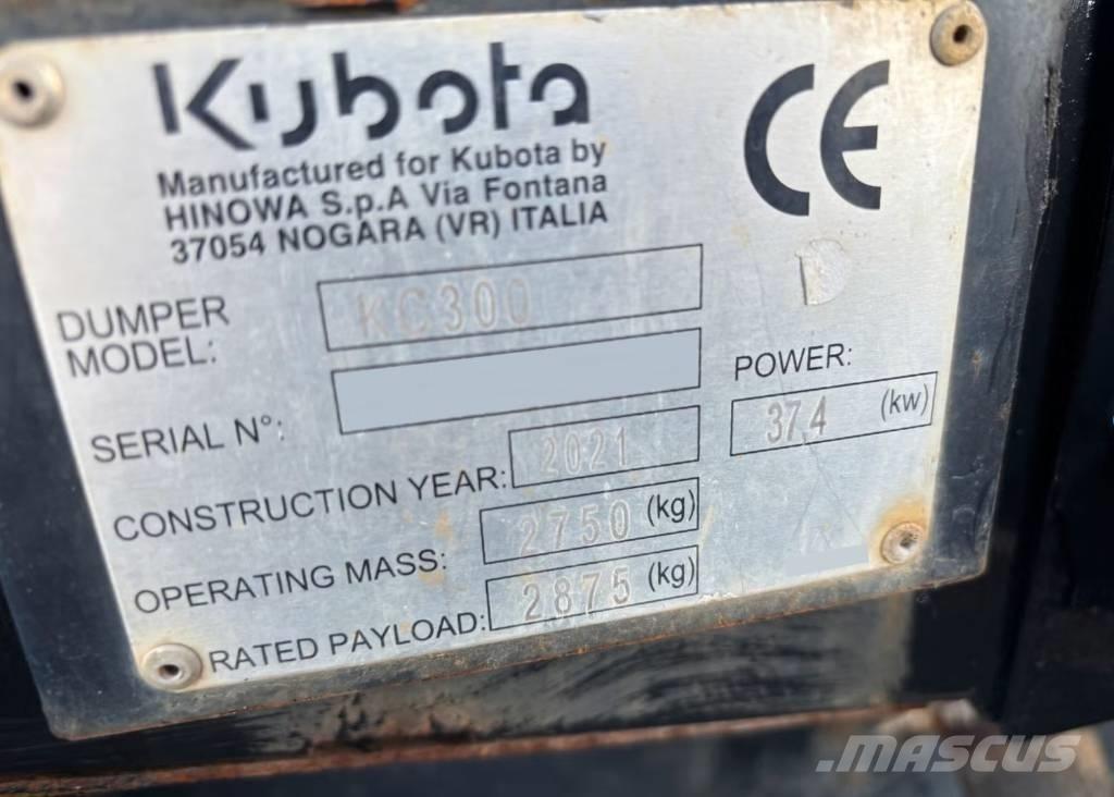 Kubota KC 300 HR-5 Ďalšie nakladače, rýpadlá a príslušenstvo